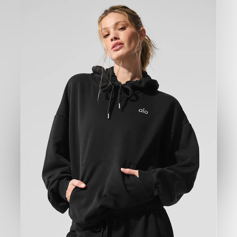 ALO Yoga Women's Classic Black Hoodie